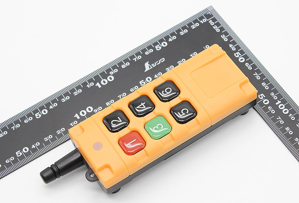 433mhz 315MHz RF 9V 6 keys Learning/ Fixed Code Vent Valve Drone  Grade Crane Vacuum Pump Industrial Wireless Remote  Control