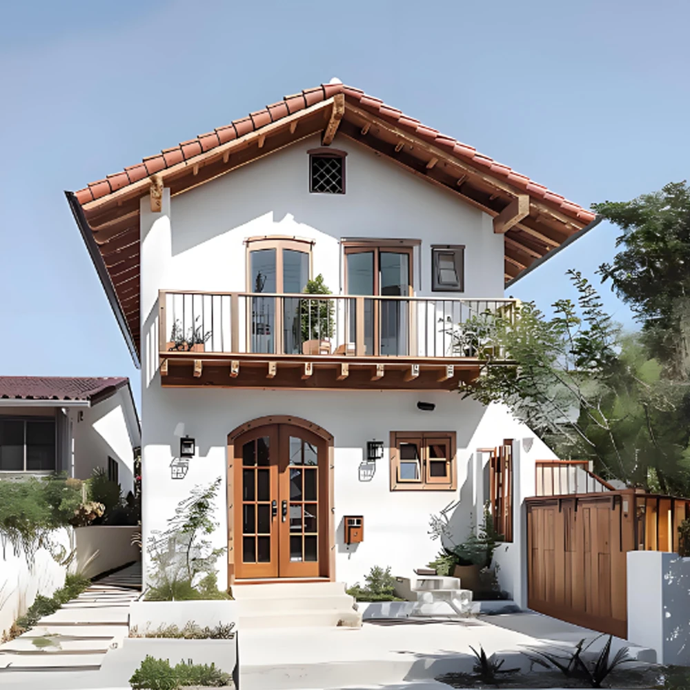 Low Cost Gauge Structure Frame House Project Light Steel Villa Prefab