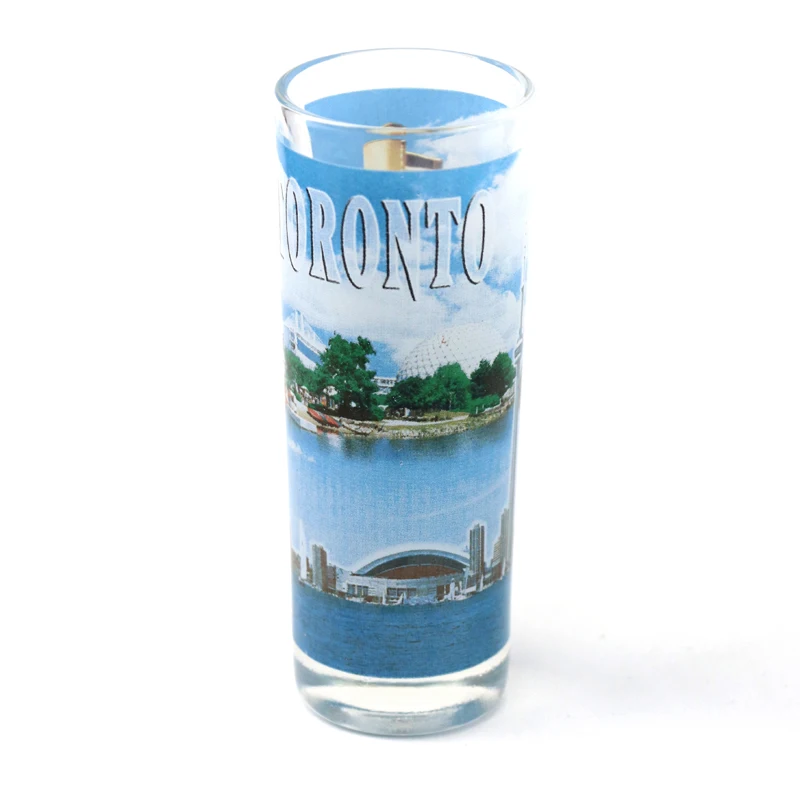 Wholesale Custom Printed Logo Whiskey Vodka Souvenir Gifts Gun Shape Shot Glass