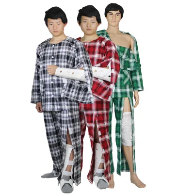 Clothing Patient Care Pajamas Easy to Wear Off Clothes for Disability Elderly Surgery Patients Nursing Suit