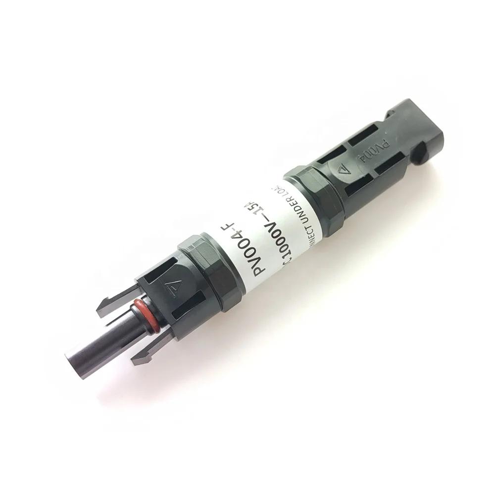 IP65 Waterproof Dustproof In-line Fuse Holder 1000V PV Fuse Connector Male and Female Solar Plug With Fuse