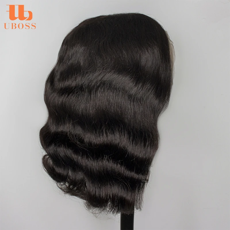 
UBOSS Overnight Delivery Women Invisible Knots Vietnamese Straight Humain Hair 10 Inch Short Bob Wig 