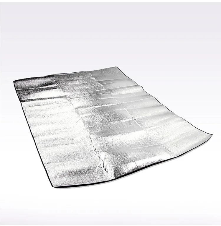 Double-sided aluminum film moisture-proof mat tent floor mat 200*150 outdoor beach thickened aluminum foil picnic camping