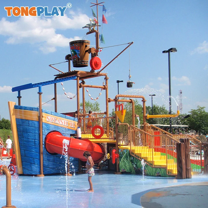 Water Play Equipment Fiberglass Slide Manufacturer Customized Pool Slide Park Equipment For Outdoor Water Playground