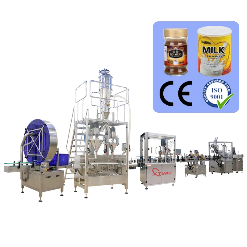 High quality customizable spice coffee milk powders packing line automatic powder filling machine