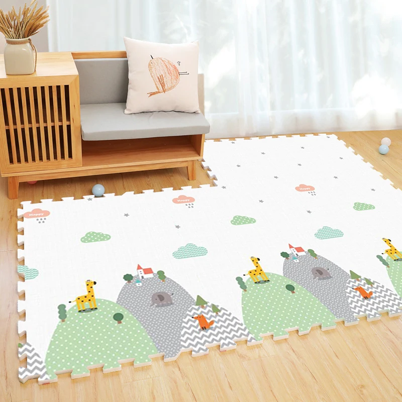 Eco friendly factory supply organic XPE children play mat puzzle