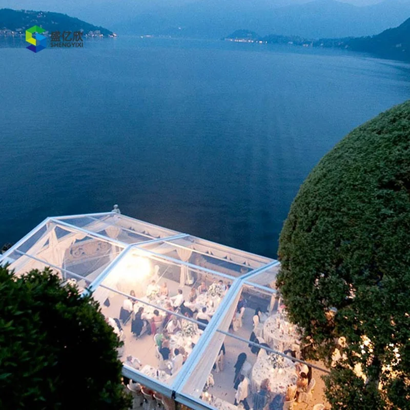 Factory Customized Size Party Tent Long Span Aluminum Transparent Wedding Tent for Event