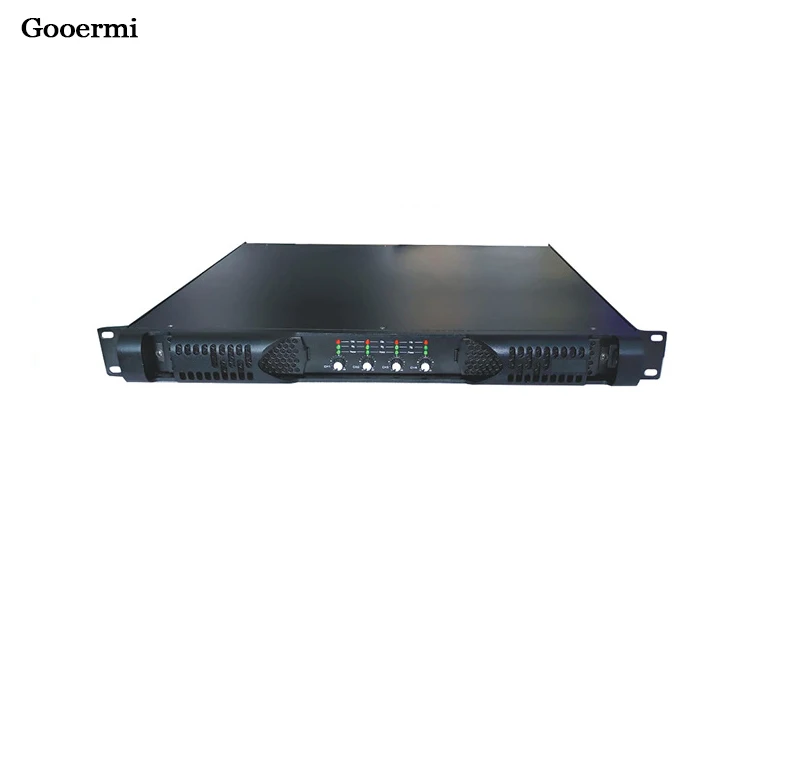 Gooermi DS4140 оптовая продажа с фабрики 4*1500 Вт усилитель звуковой системы усилитель мощности 1U Класс D Amp универсальные Цифровые усилители