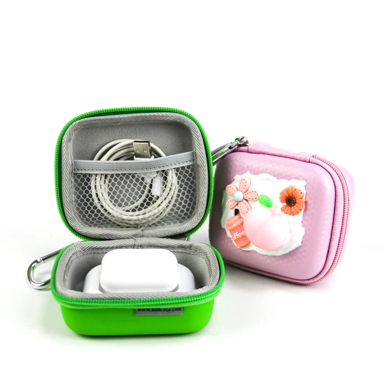 Small Hard Storage Cute Case with Unpack The Toy Wireless Headphones Gift Case Present