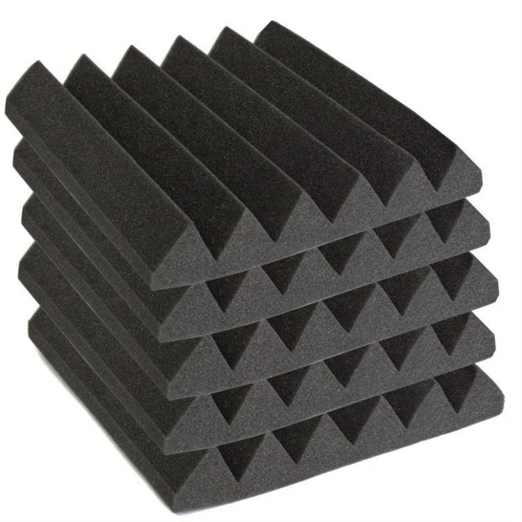 China Hot Sell Polyurethane Studio Soundproofing Foam Wall Tiles Acoustic Panel