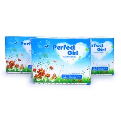 Female Sanitary Pads Ultra Thin Mesh Laminated Super Soft Thin Day Used Lady Sanitary Towel