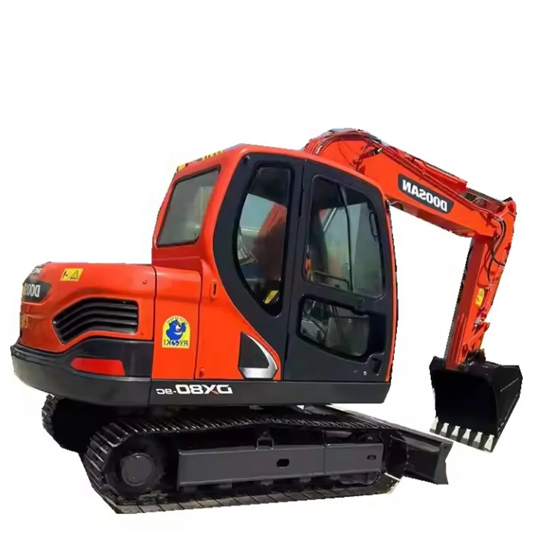 Лидер продаж Doosan DX80 8 тонн б/у экскаватор с низким рабочим временем