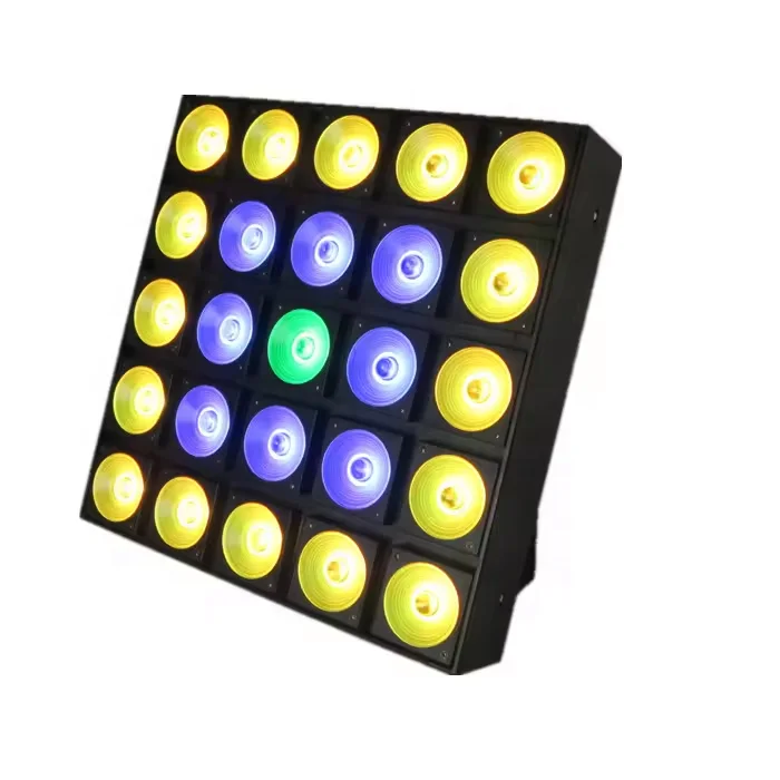 moving head light matrix stage lights 5x5 matrix 25x30w rgb 3in1 dmx mixing color disco lights
