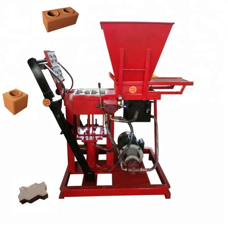 Semi auto lego brick making machine hydraulic clay brick machine no need burn earth clay brick interlocking machine