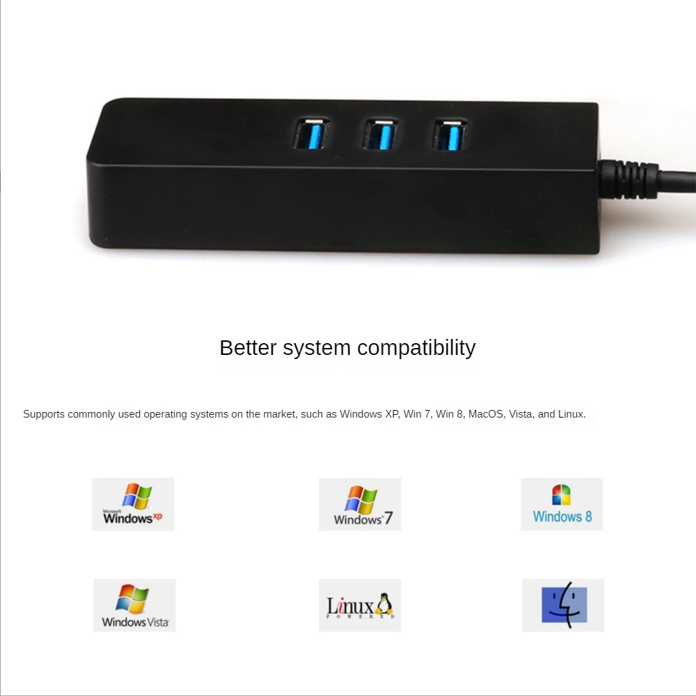 Aluminum RJ45 HUB Type C HUB 4K USB 3.0 Ethernet Lan 1000M GBE RJ45 External Monitor 4K 30HZ Display Adapter
