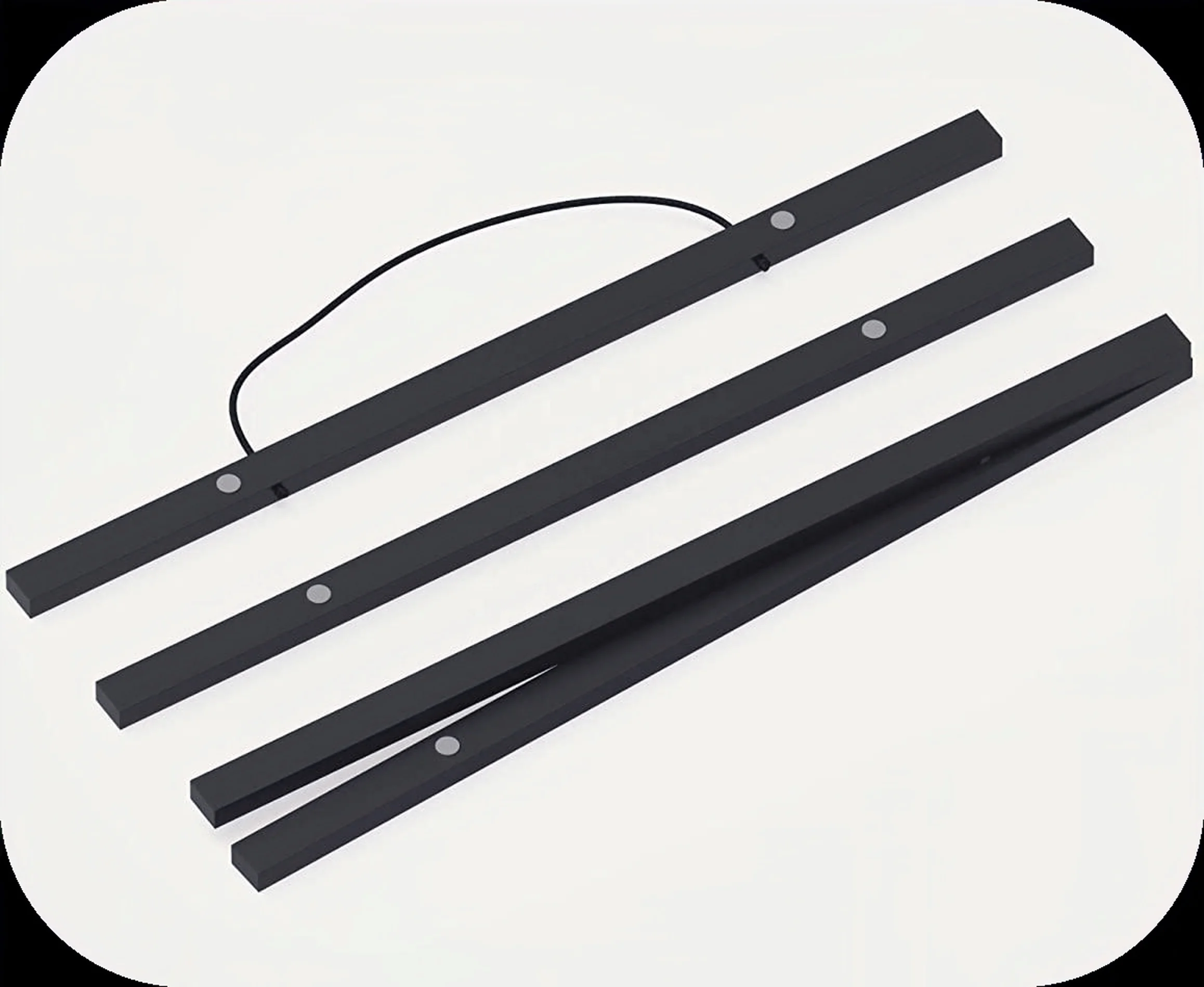 Magnetic Wooden Poster Hanger Frame Rustic Design Hanging System for Posters Prints Photos Pictures Maps Scrolls Canvas Artwork