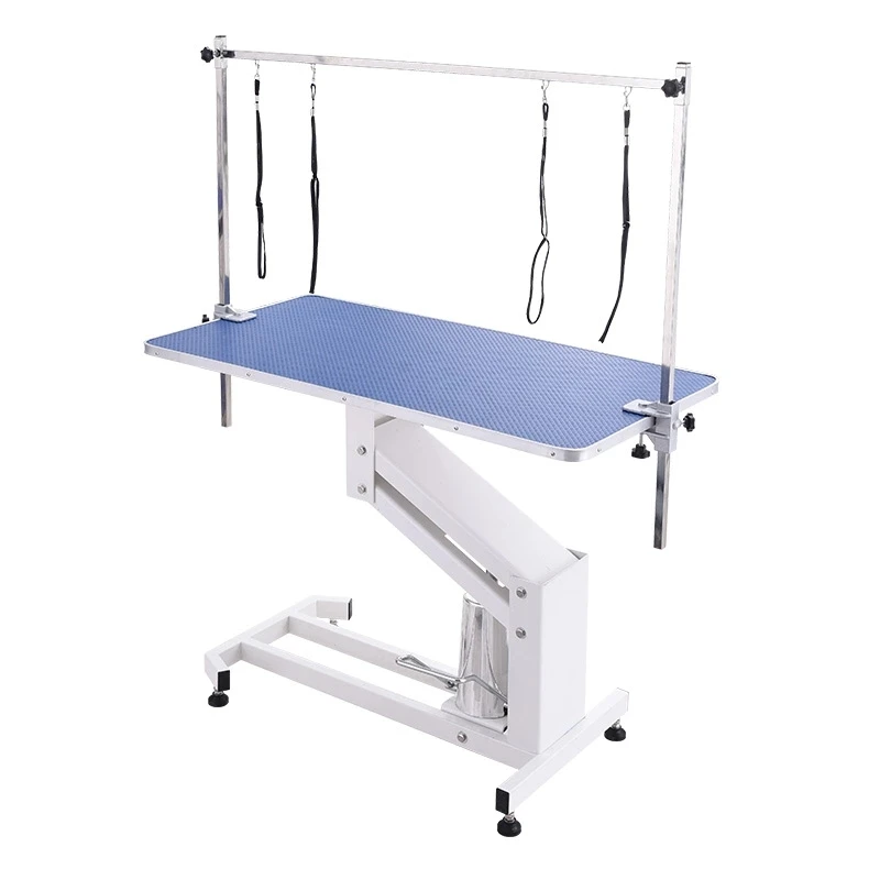 
Hydraulic Pet Grooming Table Household Lifting Round Dog Grooming Table pet shop beauty table Double Arm 