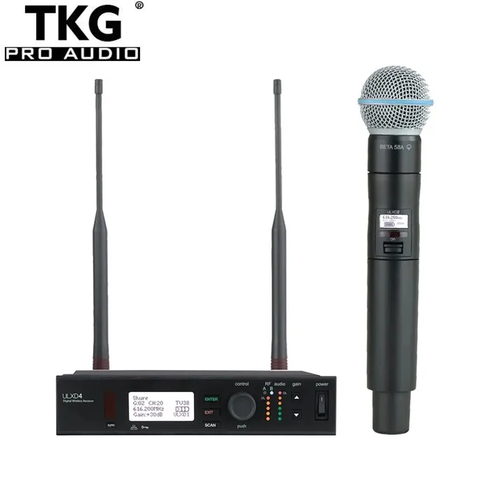 TKG ULXD4/ULXD24  Stage outdoor Performance uhf handheld headset lavalier microphone wireless microphone professional uhf
