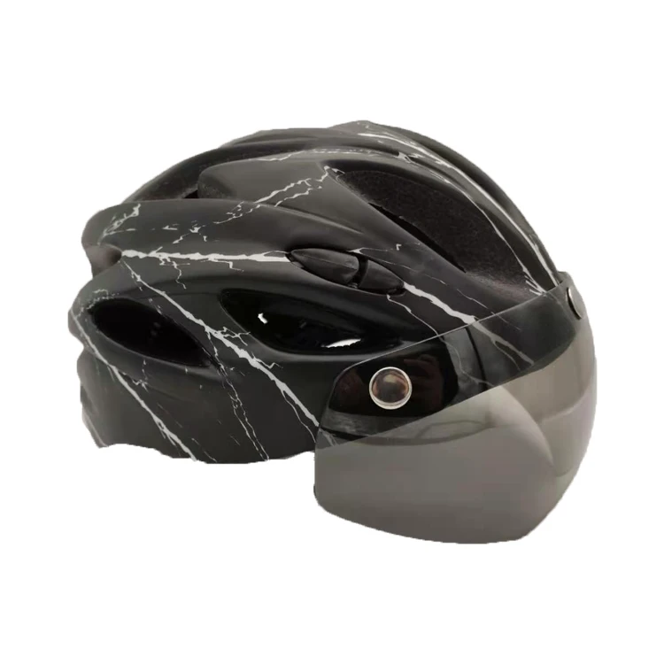 New Arrival Sport Bicycle Helmet  Black And White Adult Bicycle Aero Helmet