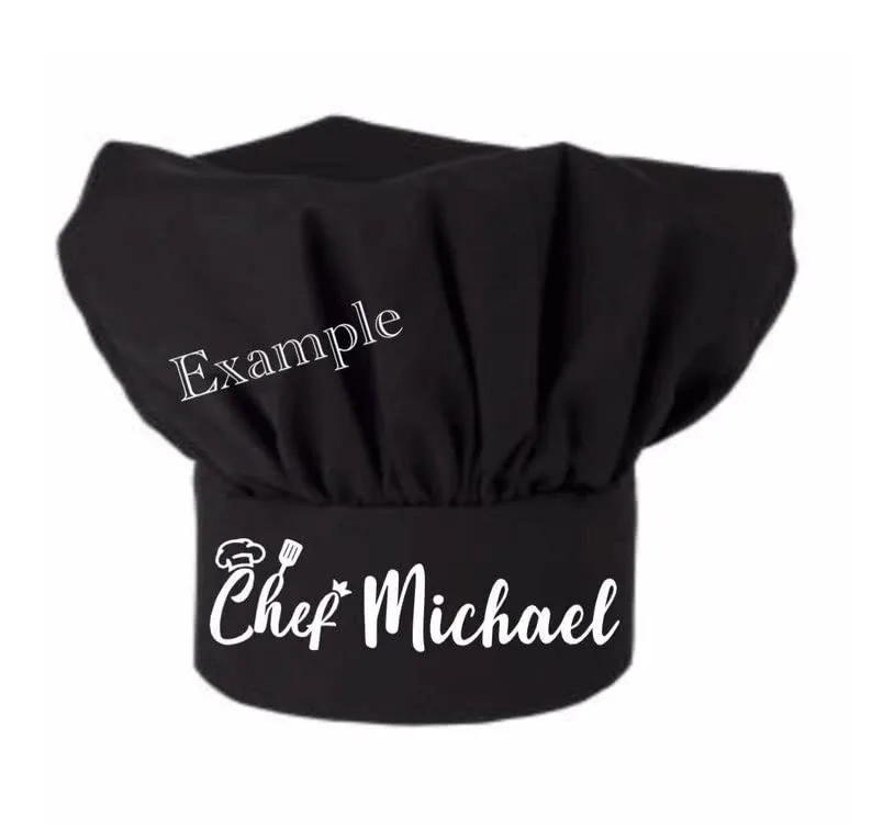 FREE SAMPLE Cooking Is Love Made Edible Commercial Apron With Matching Chef Hat Apron Only White Gift for wife and beloved chef