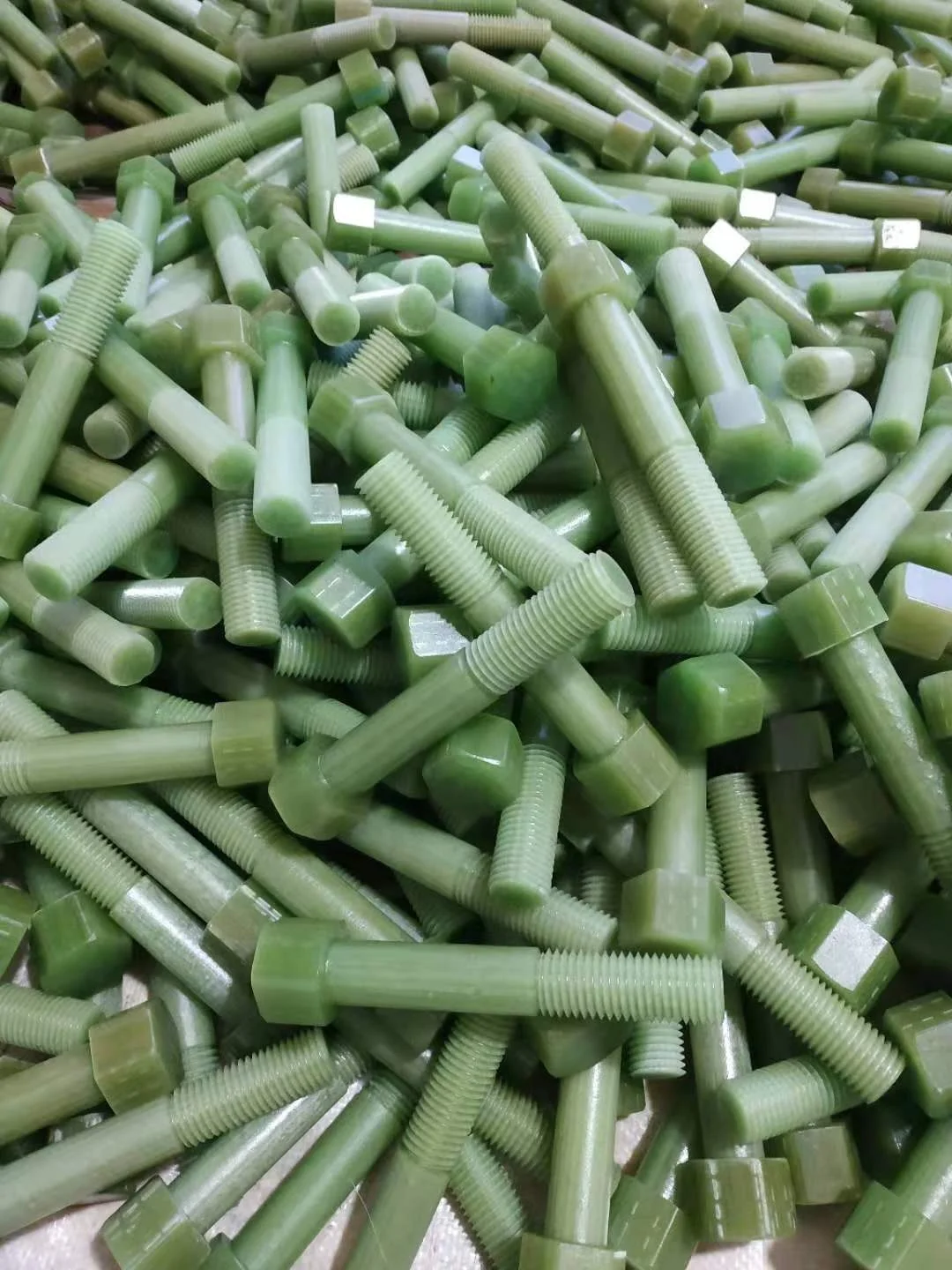 Good Corrosion Resistance Insulation epoxy FRP  threaded rod FRP bolt and nut