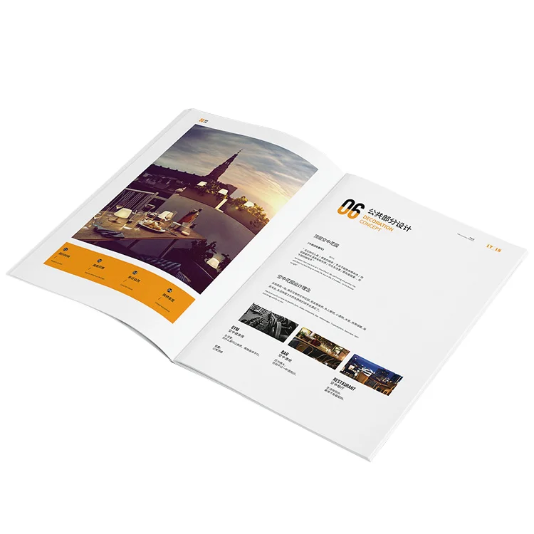custom low price A4 catalogue printing