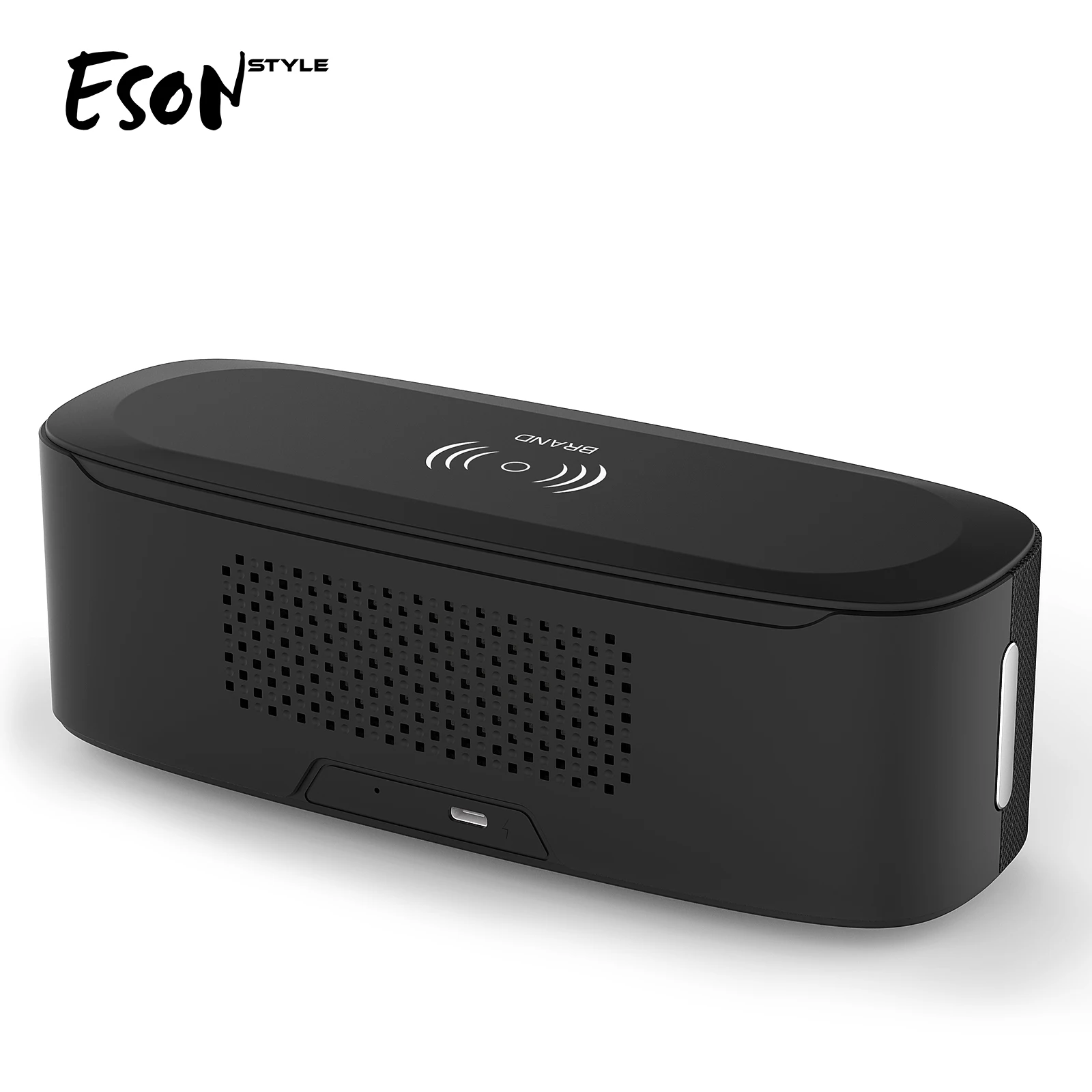 Eson Style Home Theatre System Dual Alarm Clocks Subwoofer Radio Fm 20W 3.7V Tws Wireless Charger Bluetooth Speakers