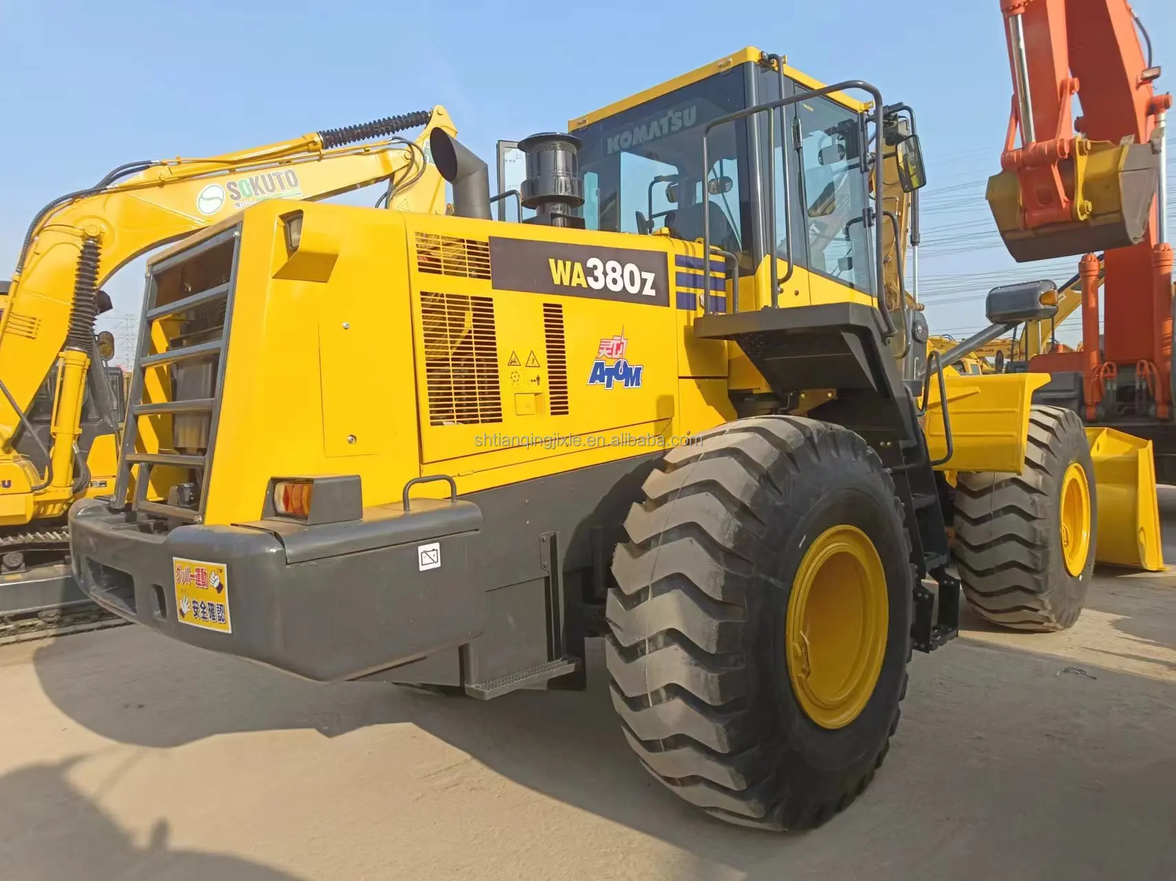 Japan original used Komatsu WA380-6 front end wheel loader good condition low price used KOMATSU WA380 WA470 WA500 WA600 Sale