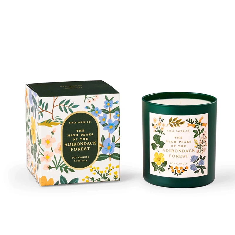 Luxury kraft paper box candle packaging boxes wholesale