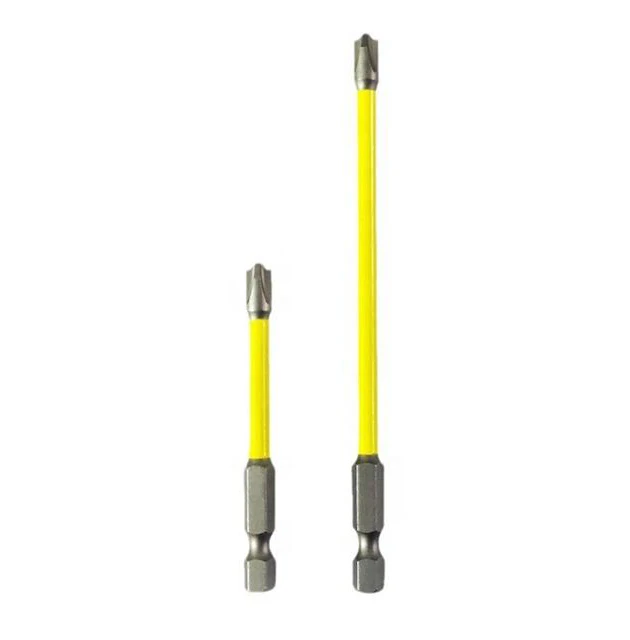 2pcs/set 65/110mm Electrician Socket Switch Hand Tools Magnetic Special Slotted Phillips Screwdriver Bit