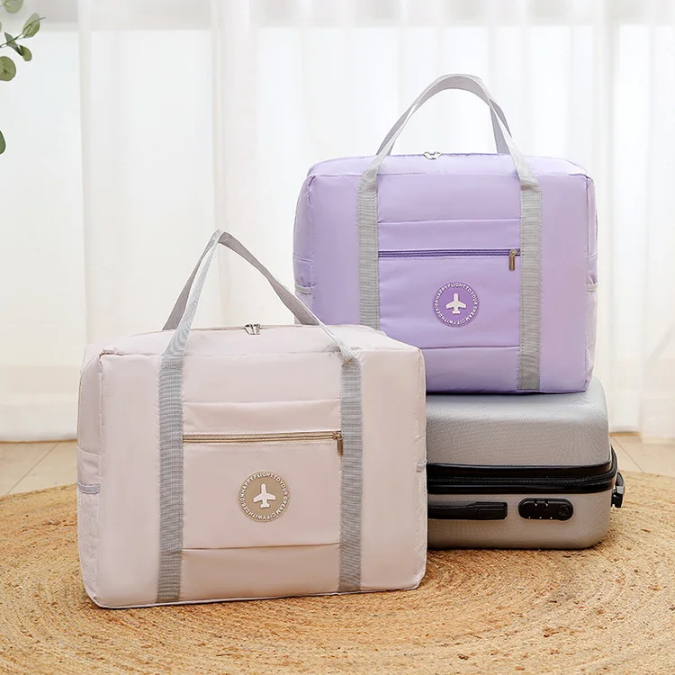 Large capacity Travel Shoulder Tote Bag suitcase Clothes organizer Portable Carrying storage bag Waterproof foldable travel bag