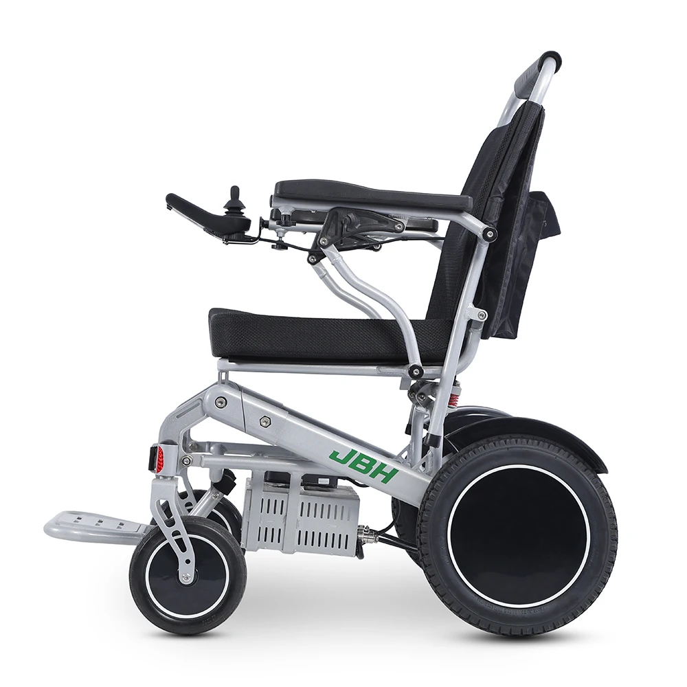 30KM driving range cheap price Lightweight Folding electric battery powered wheelchair for disabled people