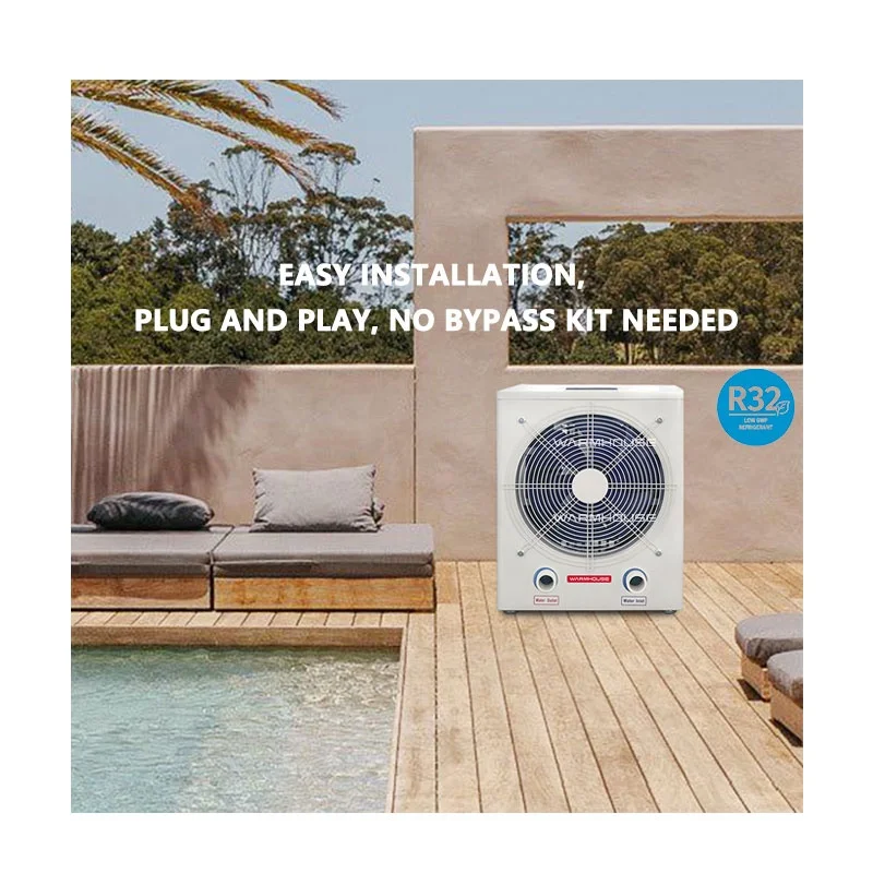 Air To Water Heat Pump For Spa Hot Tub Mini Swimming Pool Heat Pump Air Source Pool Heat Pump