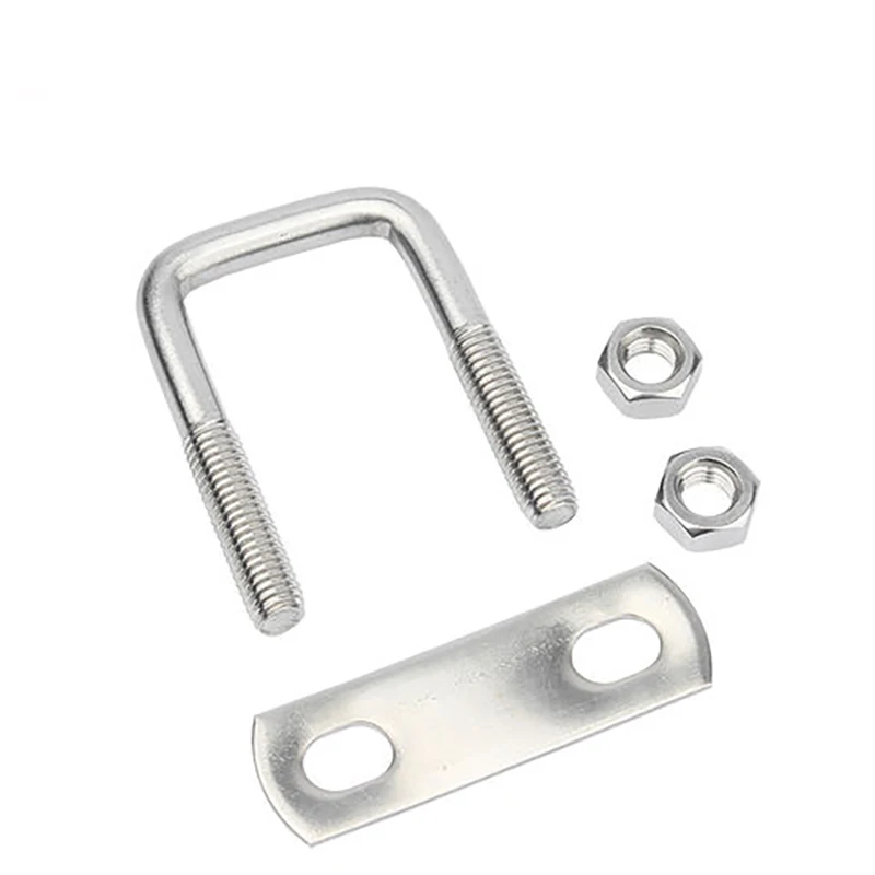 SS304 stainless steel bolts and nuts square u bolt stainless steel for industry