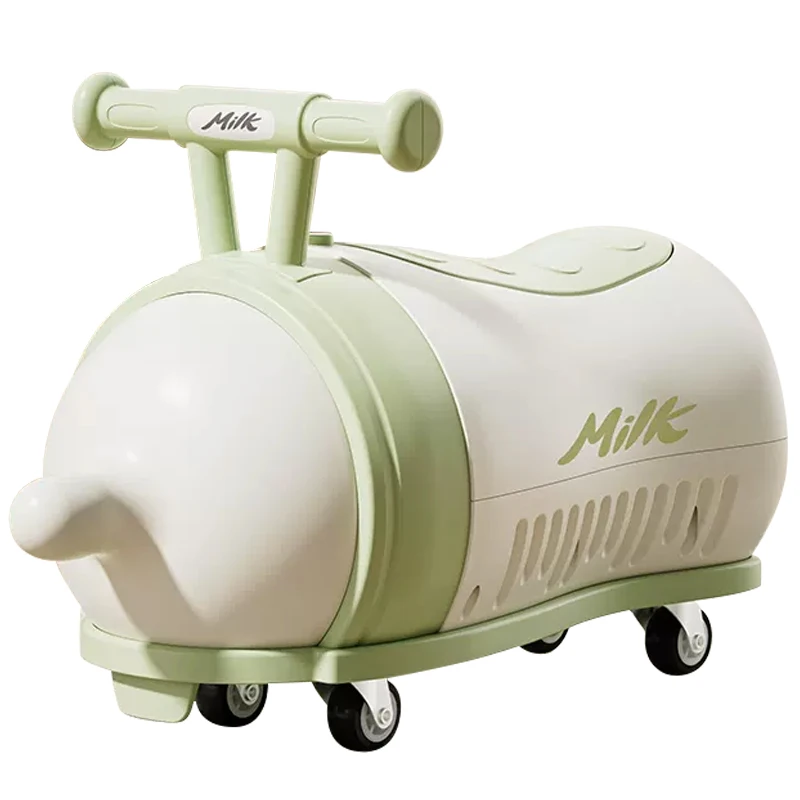 Custom Wholesale New Design Baby Toddler Swing Car Baby Toys Electric Ride On Car Plastic Kids Wiggle Swing Car For Children