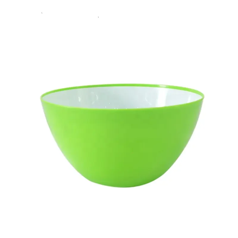 Plastic salad snack picnic plastic bowl set vegetable mixing bowl set salad food container serving bowl