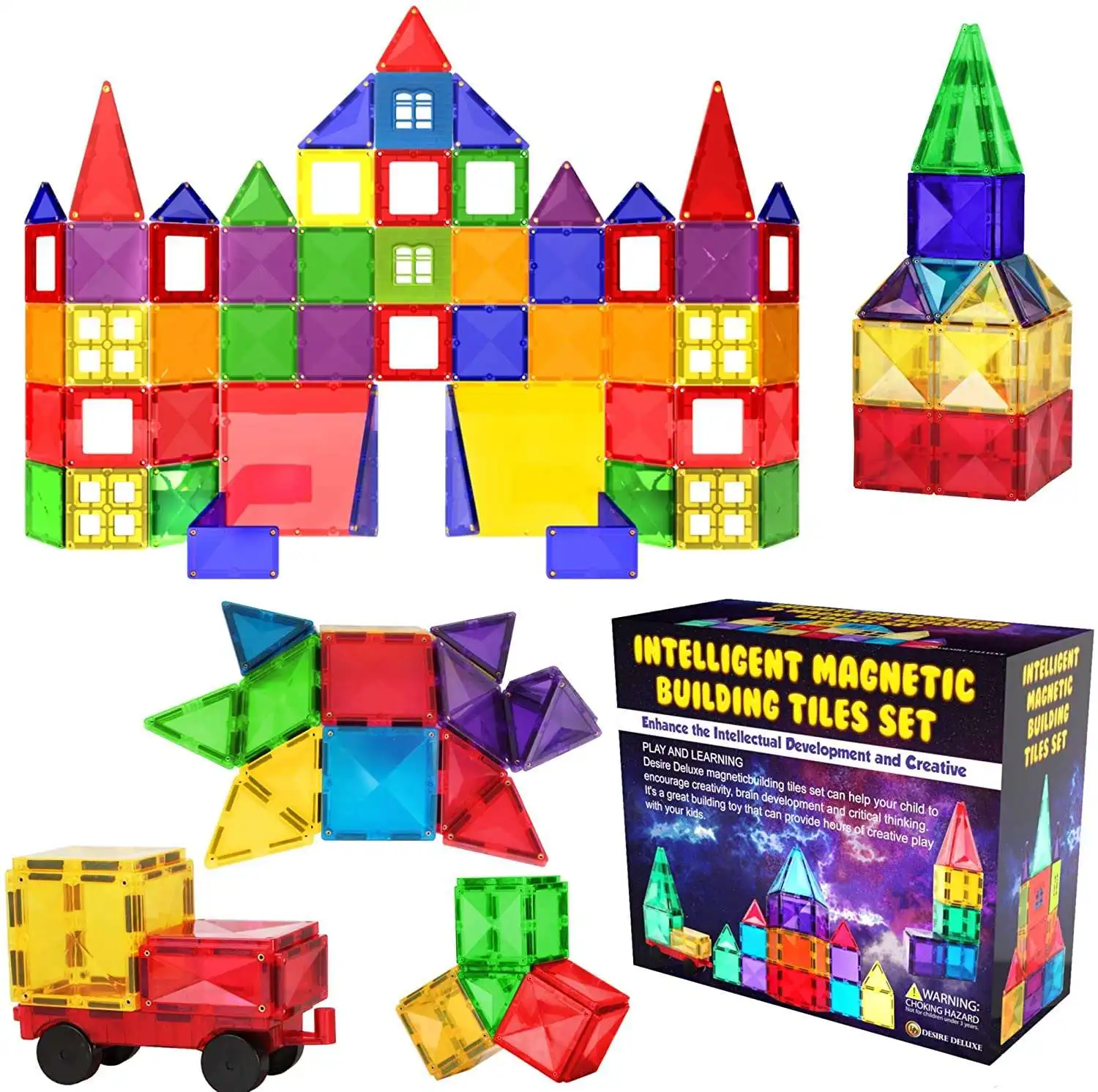 20202 year new design magnetic tiles building blocks toys