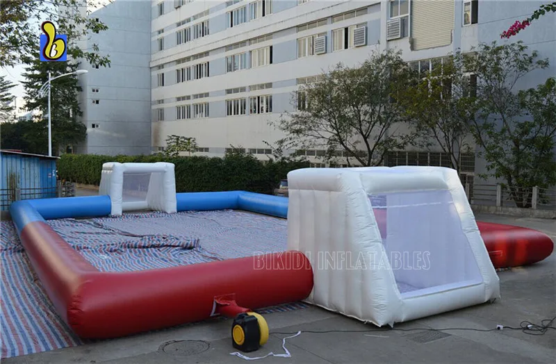 Giant Inflatable Football Pitch Durable Soccer Game Sport Arena