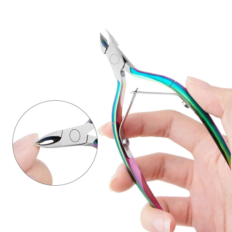 Professional Stainless Steel Nail Cutter Scissor Nippers Muti Function Cuticle Pusher Remover Care Manicure Kits Nail Cutter
