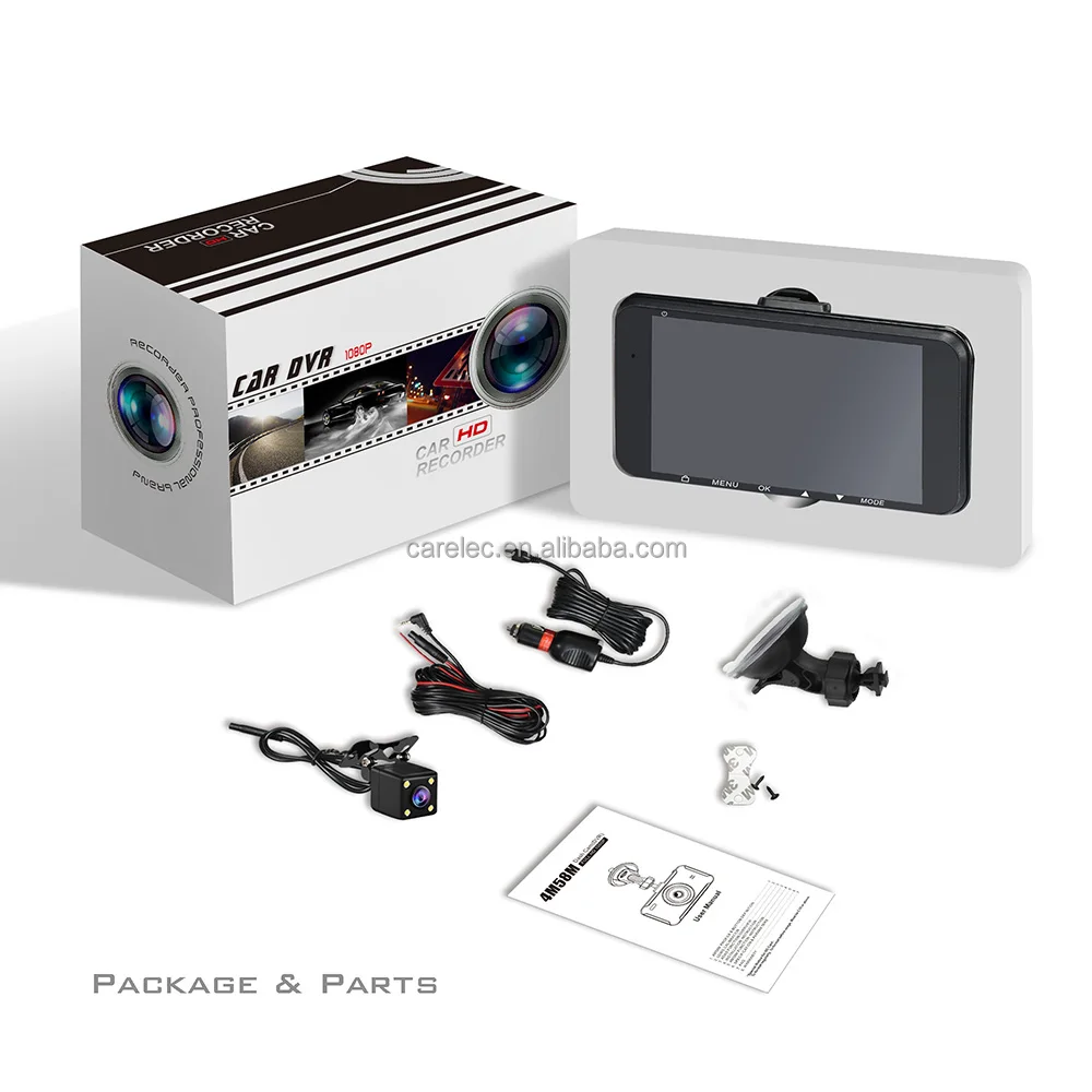 Mini 4 Inch Auto  Full HD 1080P 170 Degree Recorder WIFI GPS Dash Cam DVR Video Car Camera