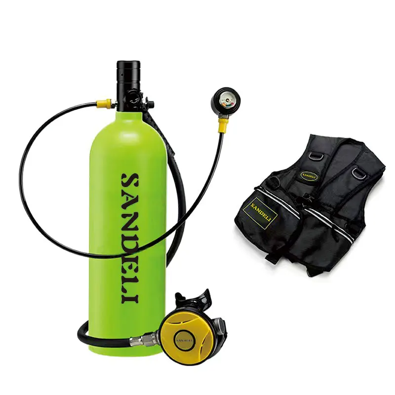 SANDELI  SD-X6000A  3L Protective Mini Scuba Oxygen Cylinder Air Tank Scuba Diving Equipment Kit 20Mpa Scuba Diving Tank