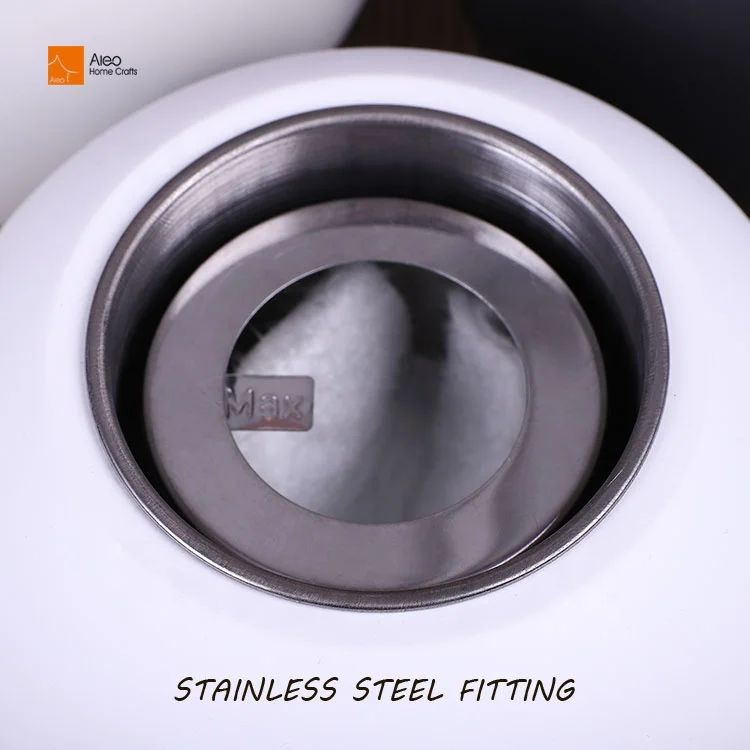 Modern Mini Metal Fire Pit Portable Bio Ethanol Burner Tabletop Concrete Fireplaces Bowl BBQ Grills Steel Material