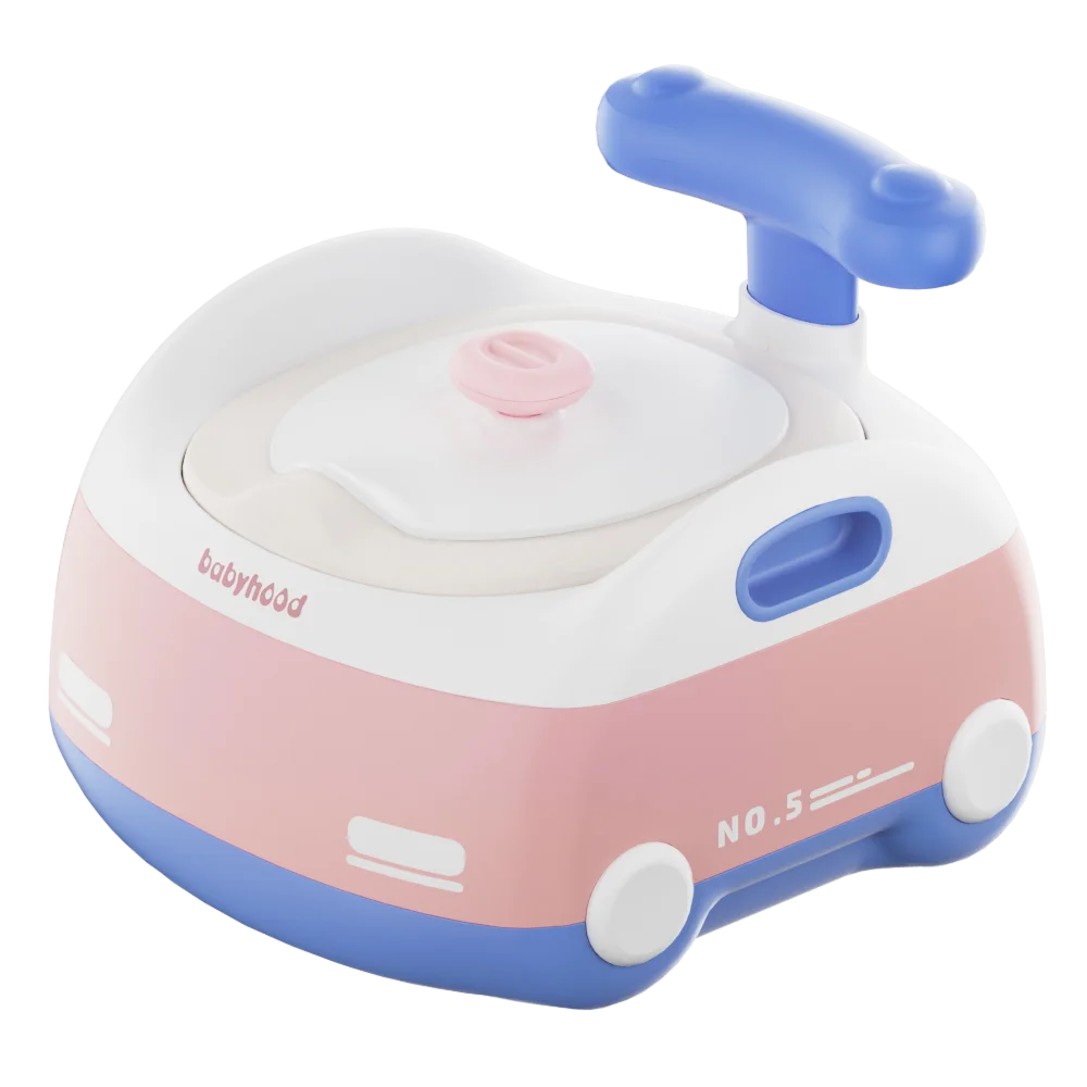 EN71 Test baby products 2022 Baby Kids Travel Toilet potty, Cute Children Toddler Size Simulation Plastic Potty Chair