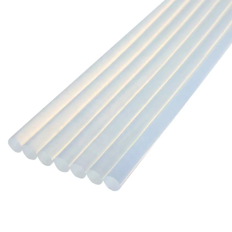 High Viscosity Transparent Hot Melt Glue Stick 11mm Smooth Manual Strip for Packing Wholesale No Wire