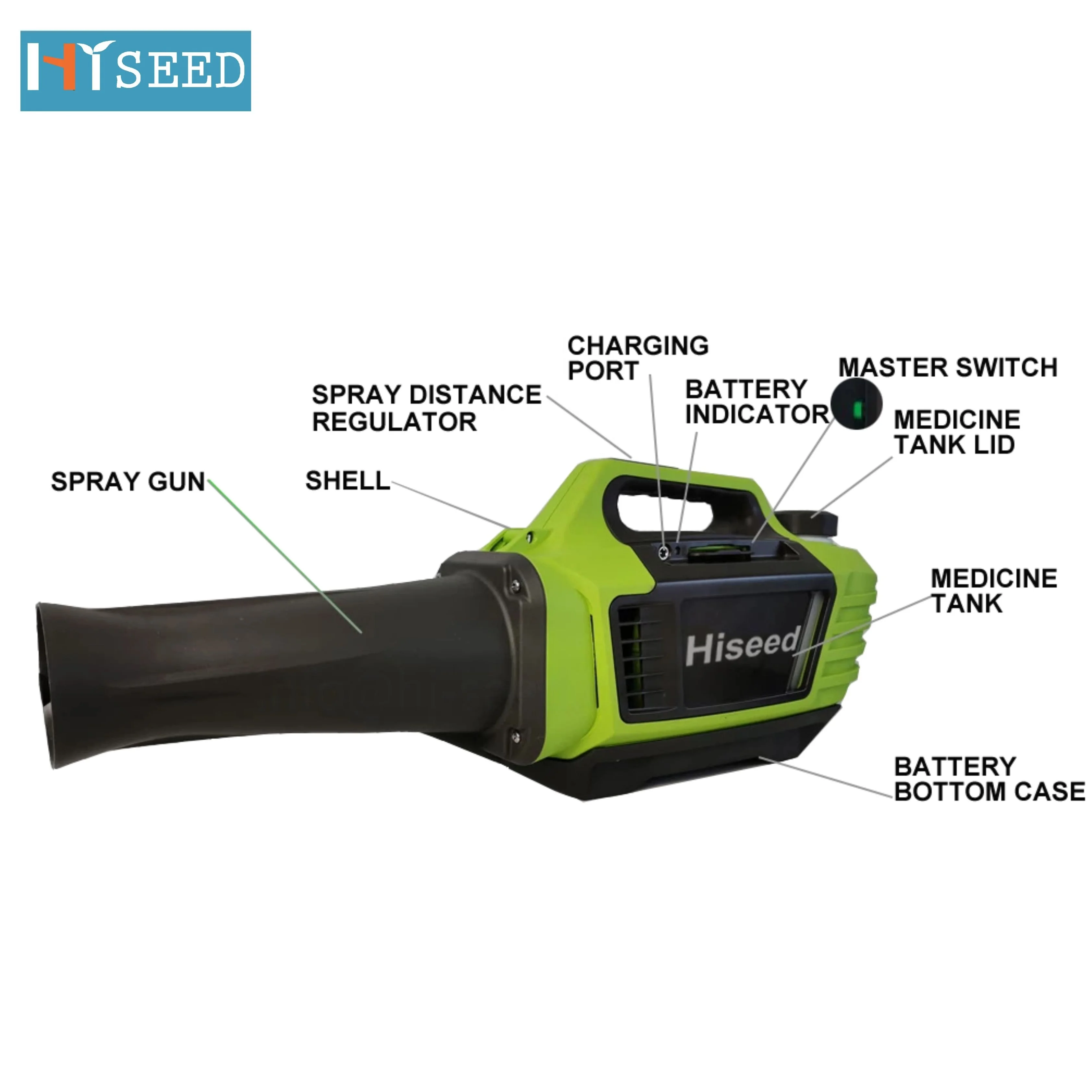 Cold ULV foggers generate portable water mist system pest control sprayers