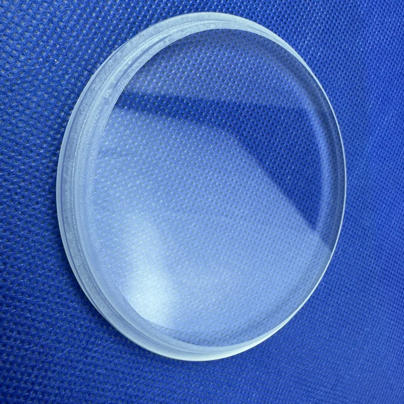 Custom polished quartz crystal chip quartz glass plate quartz slice window in various sizes