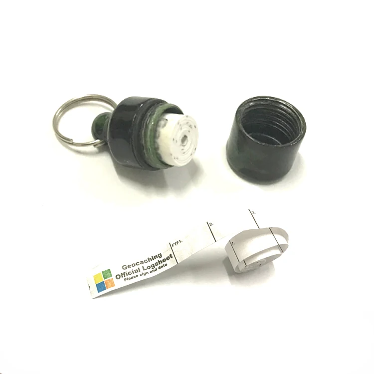 12*21mm Soobo In stock  Micro Watertight Hanging Camo Bison Tube Cache  Geocaching Container