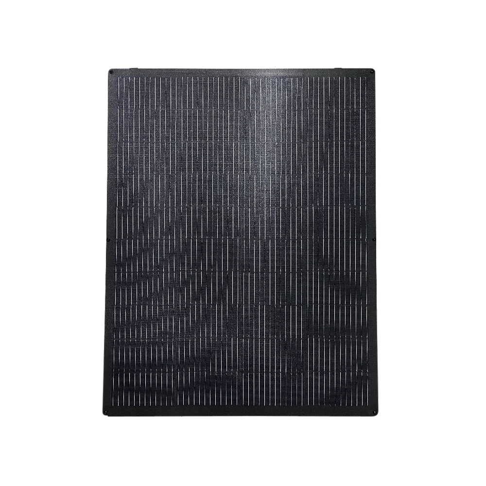 Brackets mounted 200W Monocrystalline Panels 40cells Lightweight Semi Flexible Solar Panel with Microinverter for Balcony System