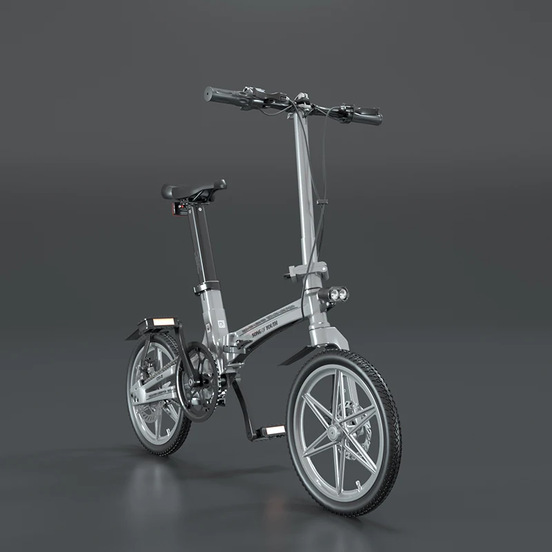 
lightweight folding electric bikes two wheels 