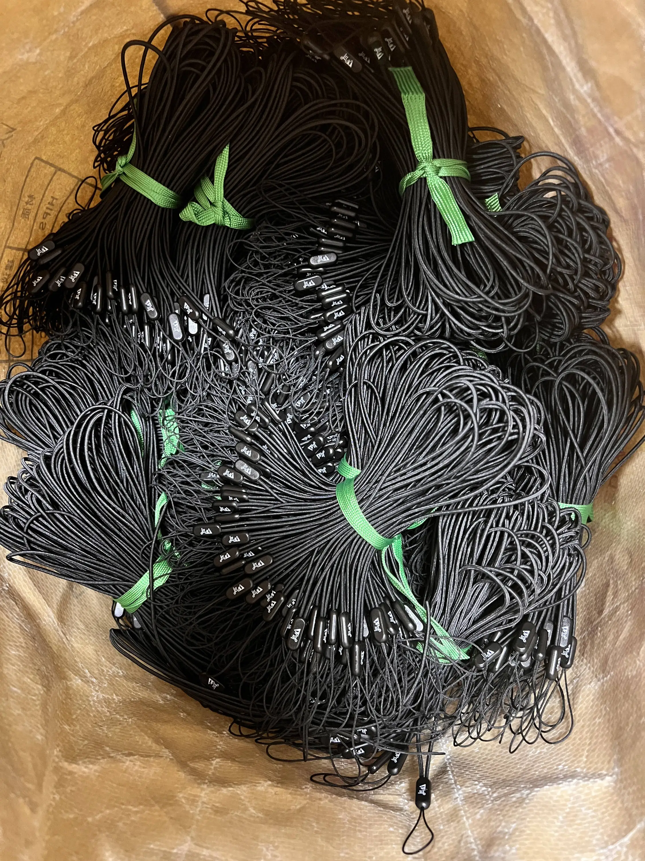 Custom Durable Bike Elastic Wrist Short Rope Lanyard Strap with logo Printed for Computer Navigator Protective Silicone case